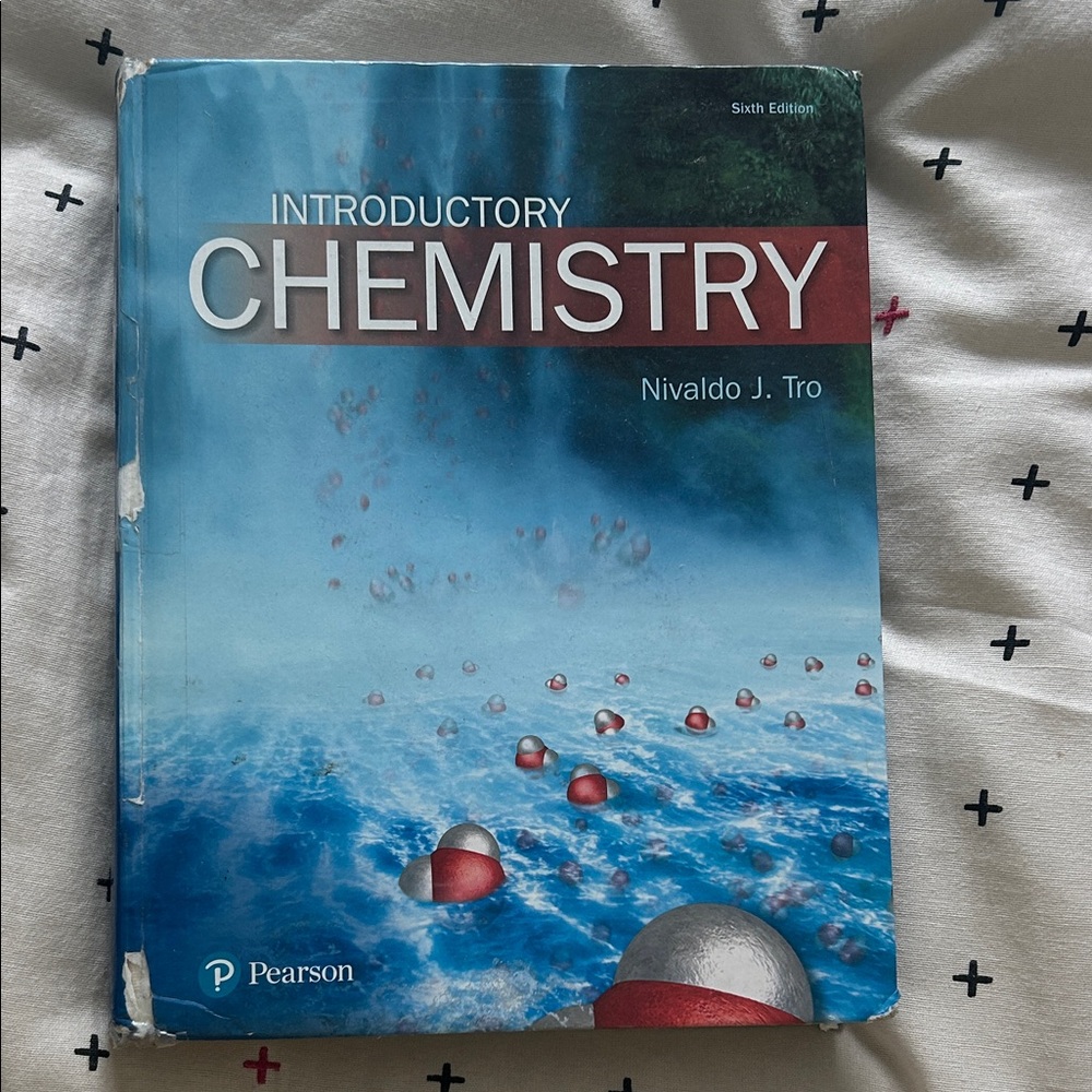 Pearson Introductory Chemistry Textbook - Blue Cover